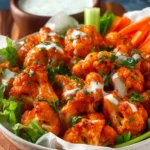 Baked Buffalo Cauliflower Bites First Image