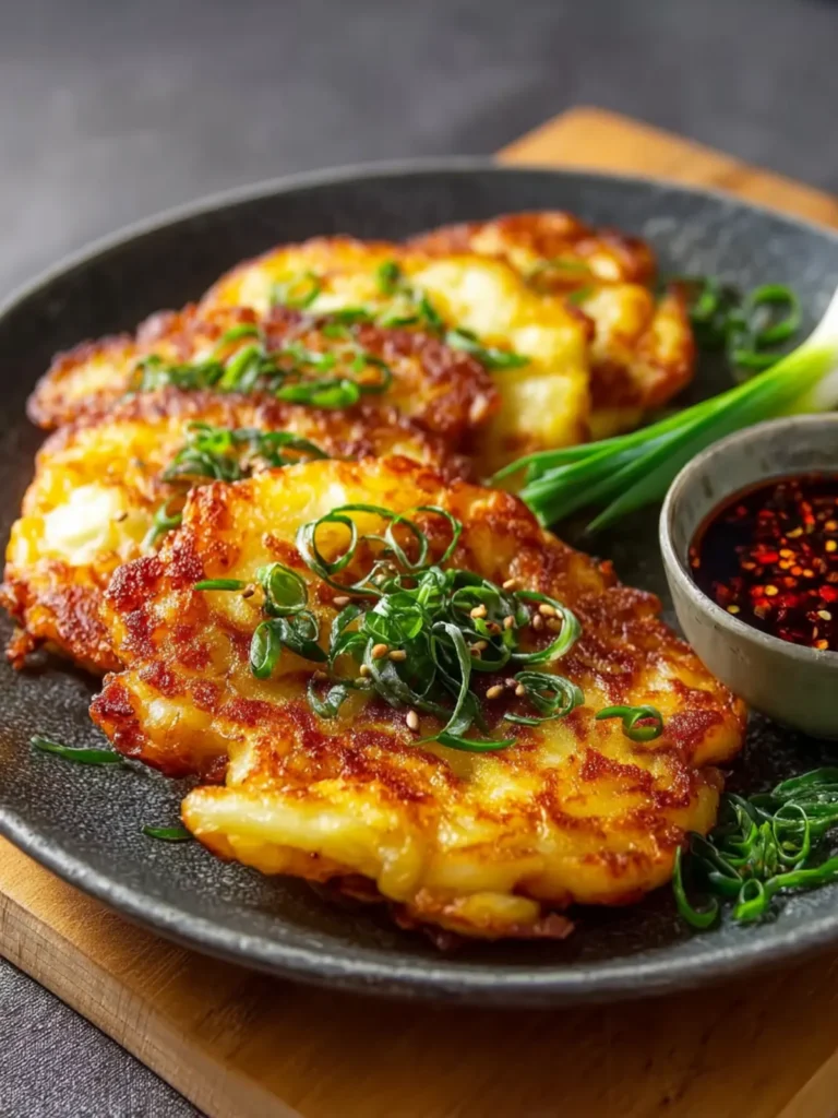 Gamjajeon (Potato Cheese Pancakes) First Image