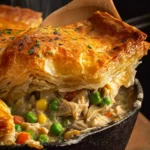 Skillet Chicken Pot Pie with Puff Pastry First Image