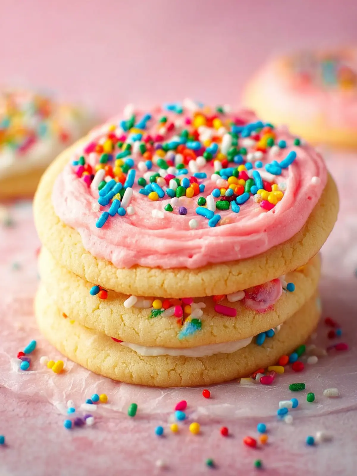 Soft Batch Frosted Sugar Cookies First Image