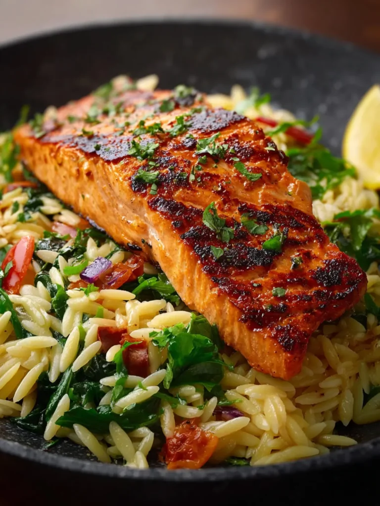 Salmon Orzo First Image