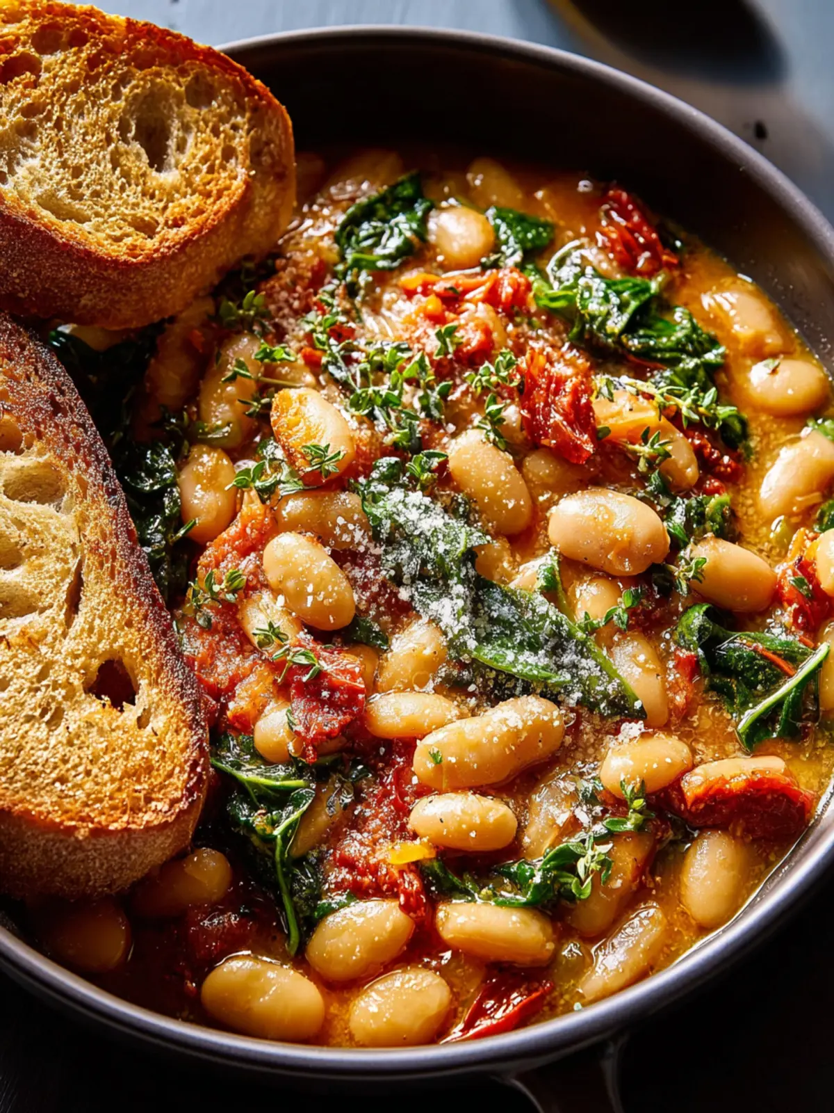 White Bean Tuscan Skillet Recipe First Image