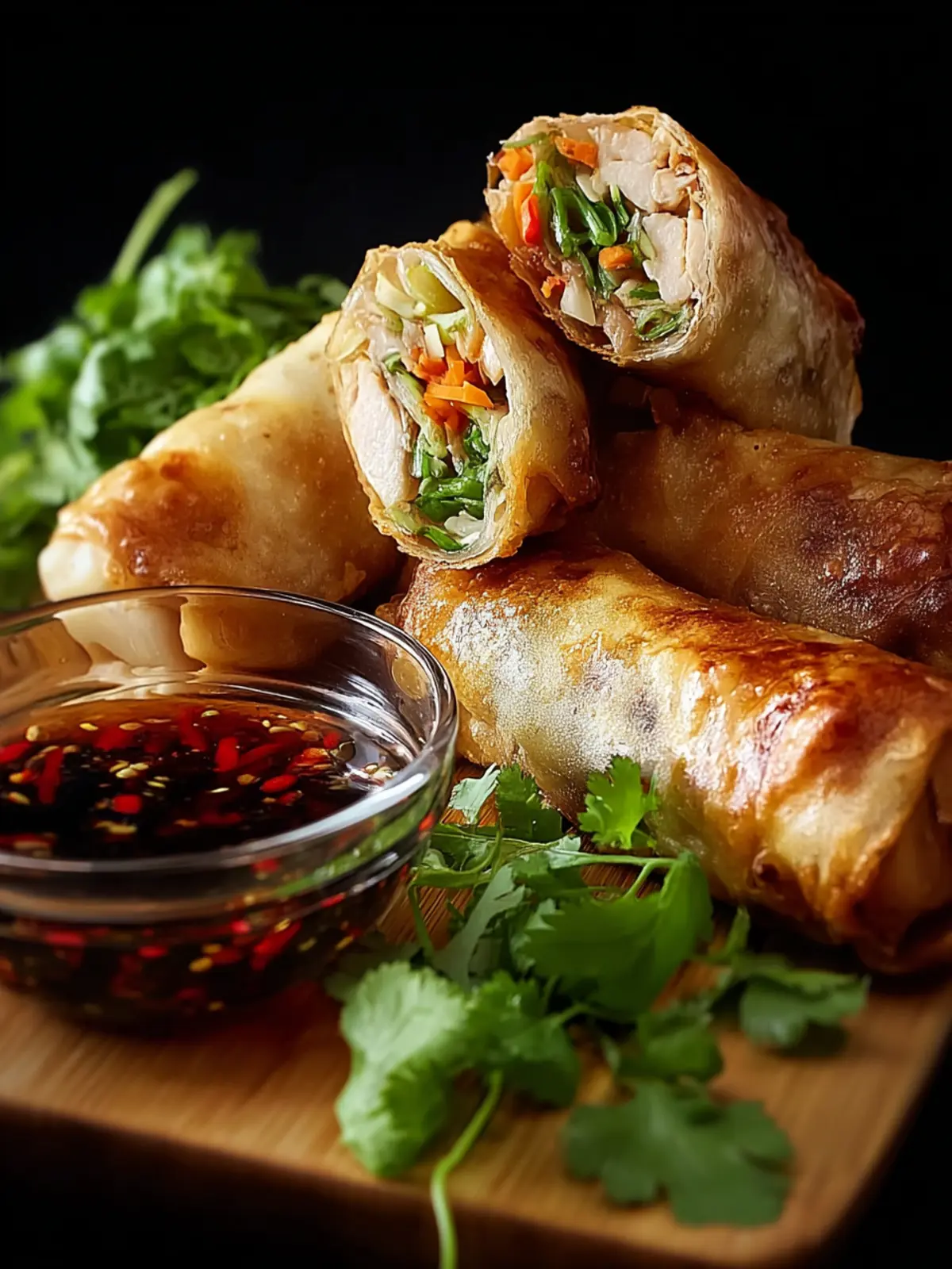 chicken spring rolls First Image