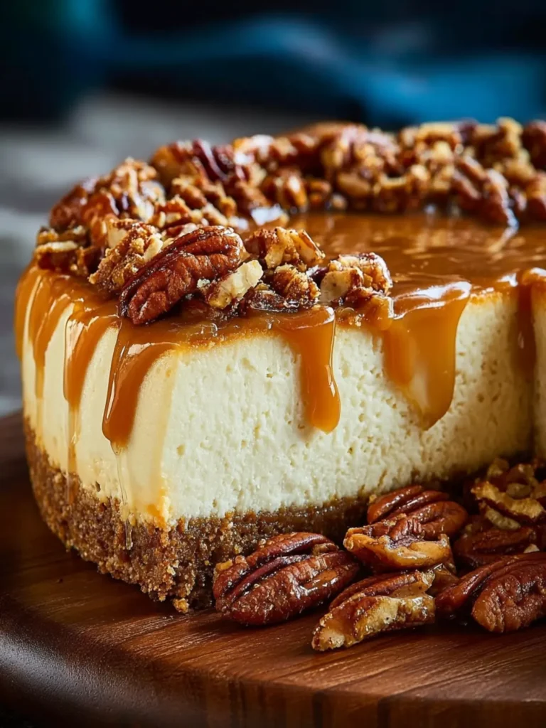 Browned Butter Pecan Cheesecake First Image