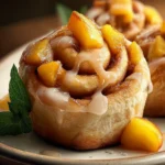 Irresistible Peach Cobbler Rolls for Sweet Summer Bliss First Image