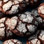 Double Chocolate Crinkle Cookies First Image