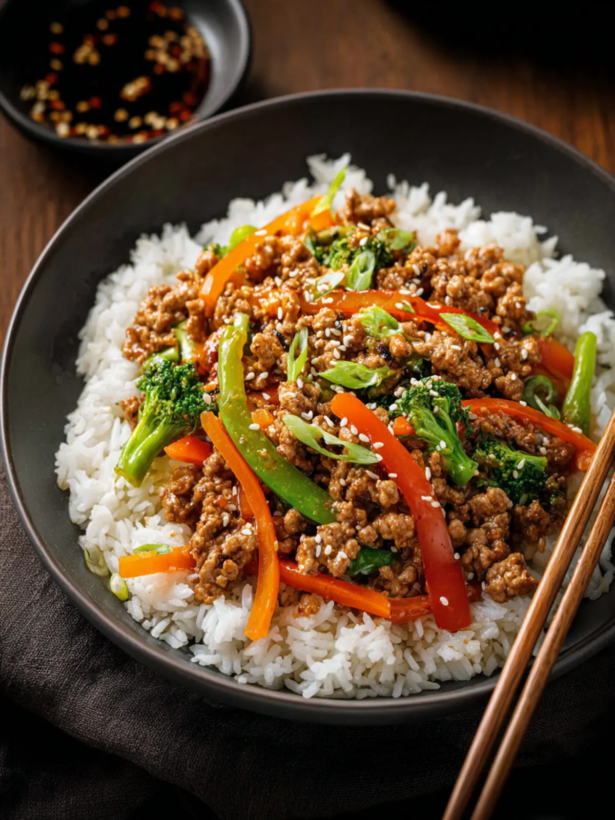 Ground Turkey Teriyaki Stir Fry First Image