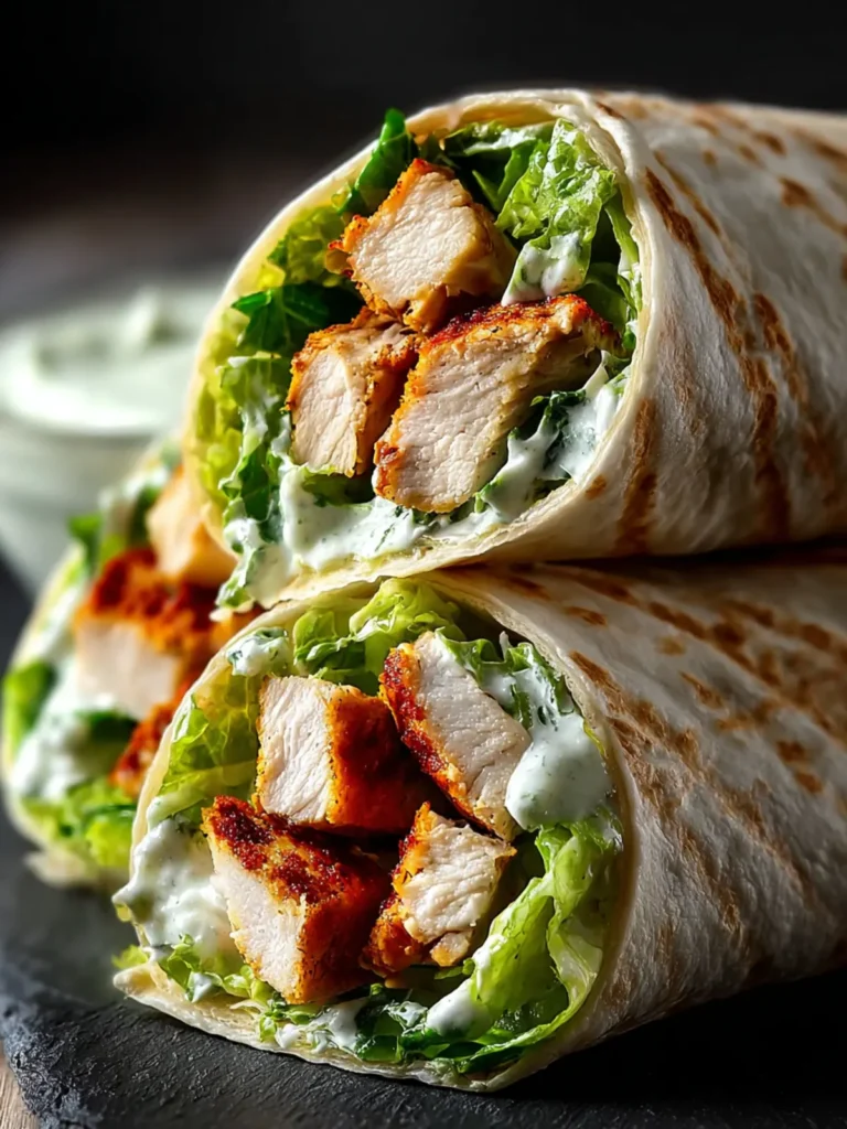 Irresistible Chicken Caesar Wraps First Image