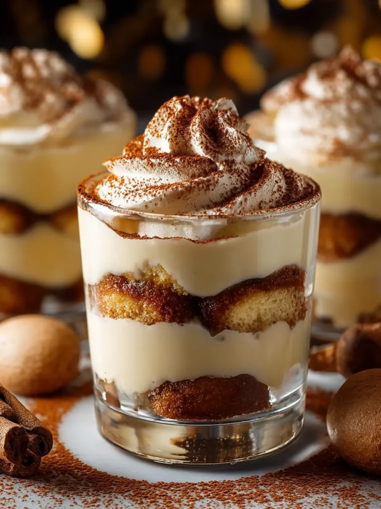 Eggnog Tiramisu Cups First Image