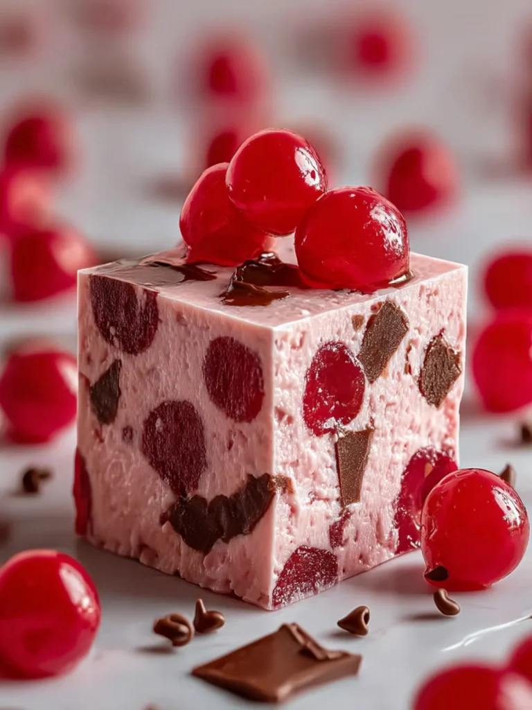 Irresistible Cherry Garcia Fudge First Image
