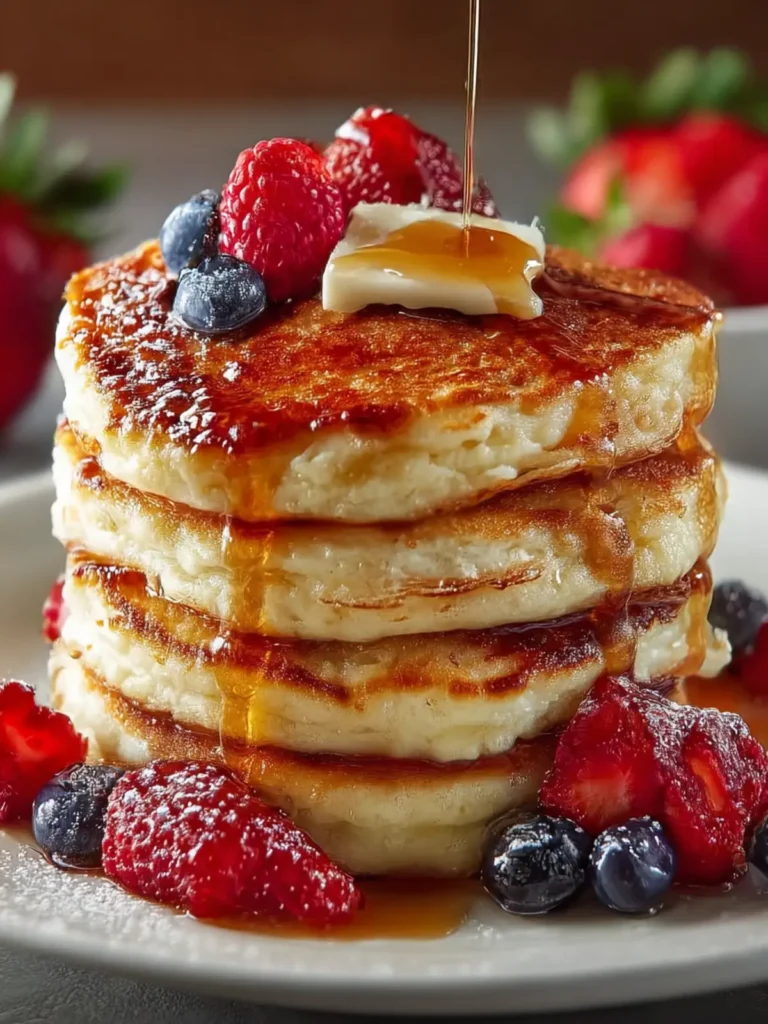Fluffy Buttermilk Pancakes First Image