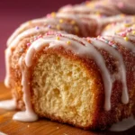 deliciously easy cinnamon donut loaf First Image