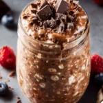 Triple Chocolate Overnight Oats First Image