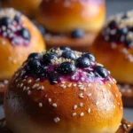 blueberry brioche buns First Image