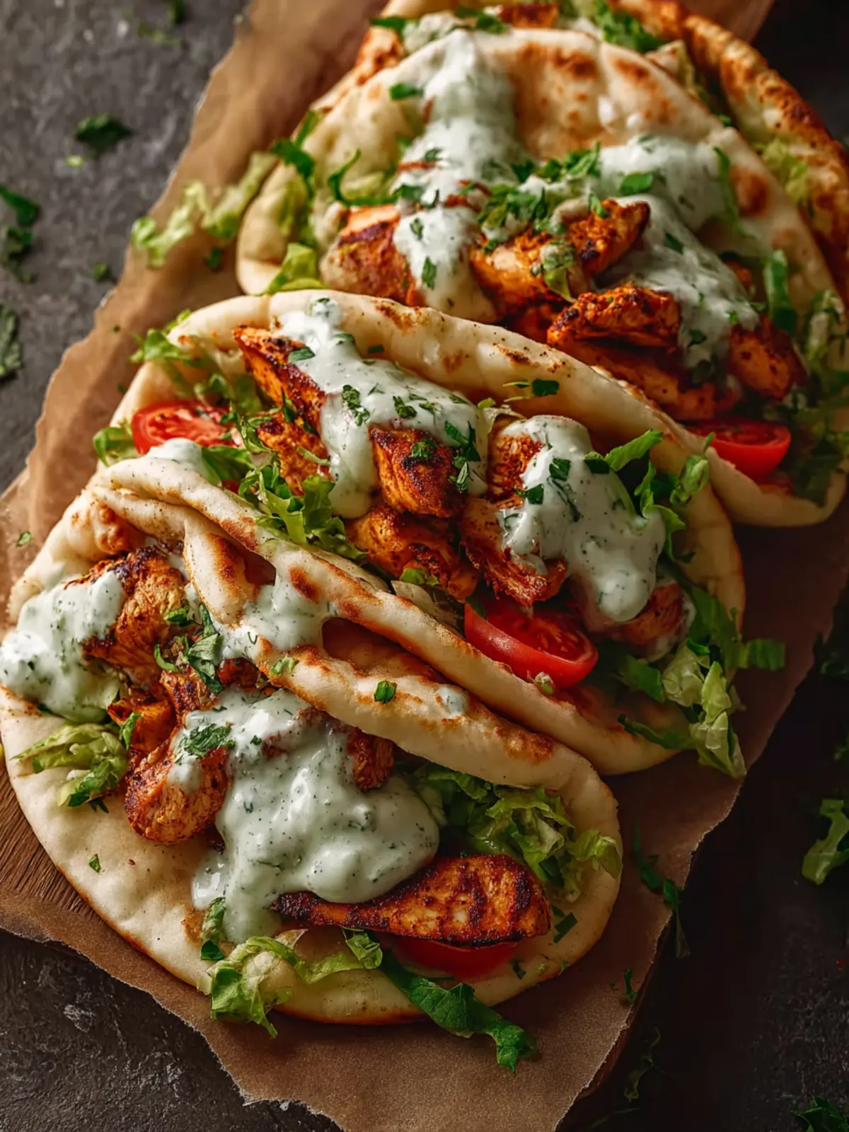Sheet Pan Chicken Pitas with Fresh Herby Ranch First Image