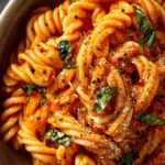 Roasted Red Pepper Pasta First Image