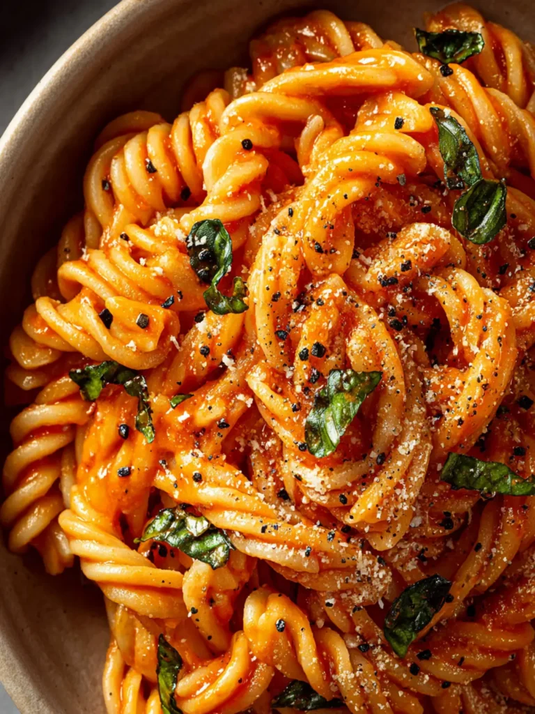 Roasted Red Pepper Pasta First Image