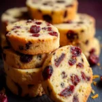 keto cranberry orange shortbread cookies First Image