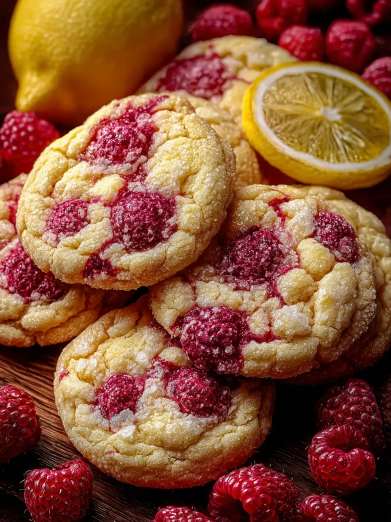 Raspberry Lemon Cookies First Image
