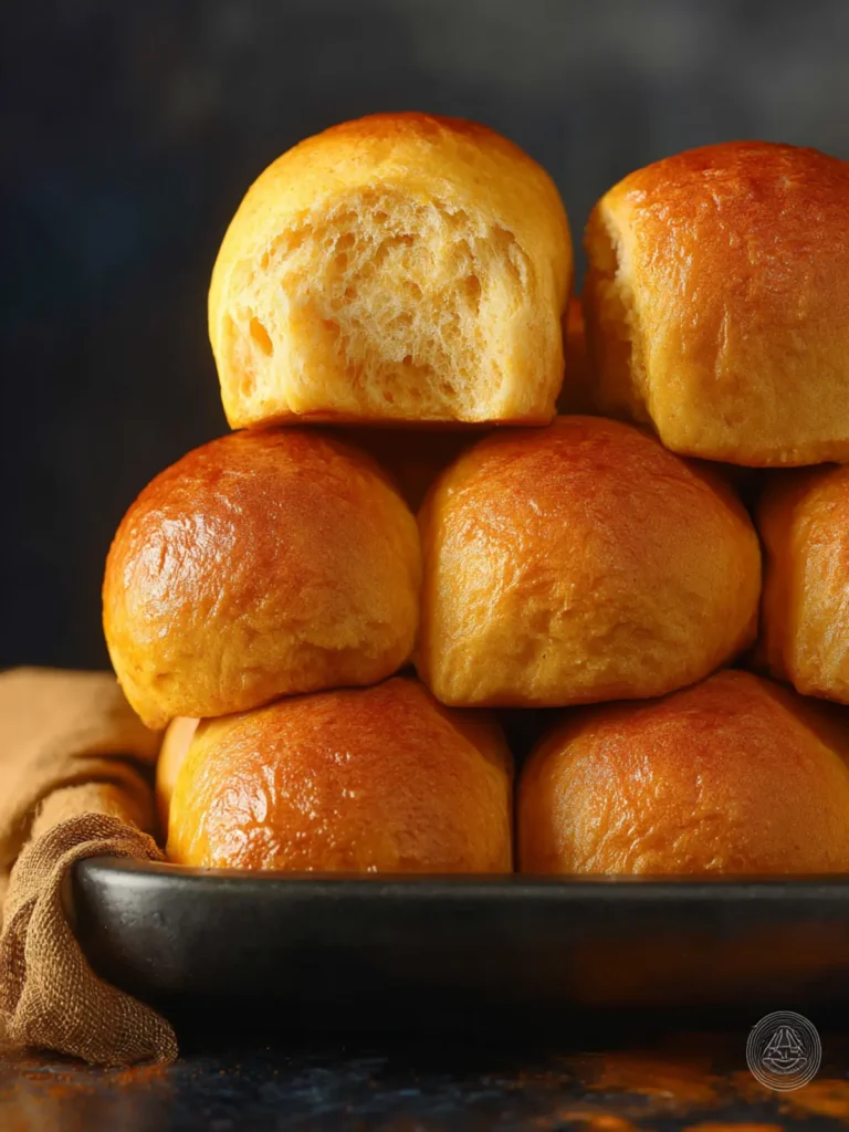 Sweet Potato Dinner Rolls First Image