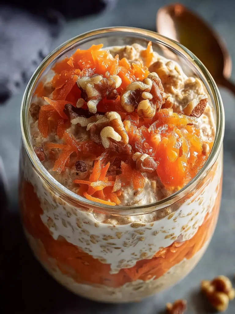 Carrot Cake Overnight Oats First Image