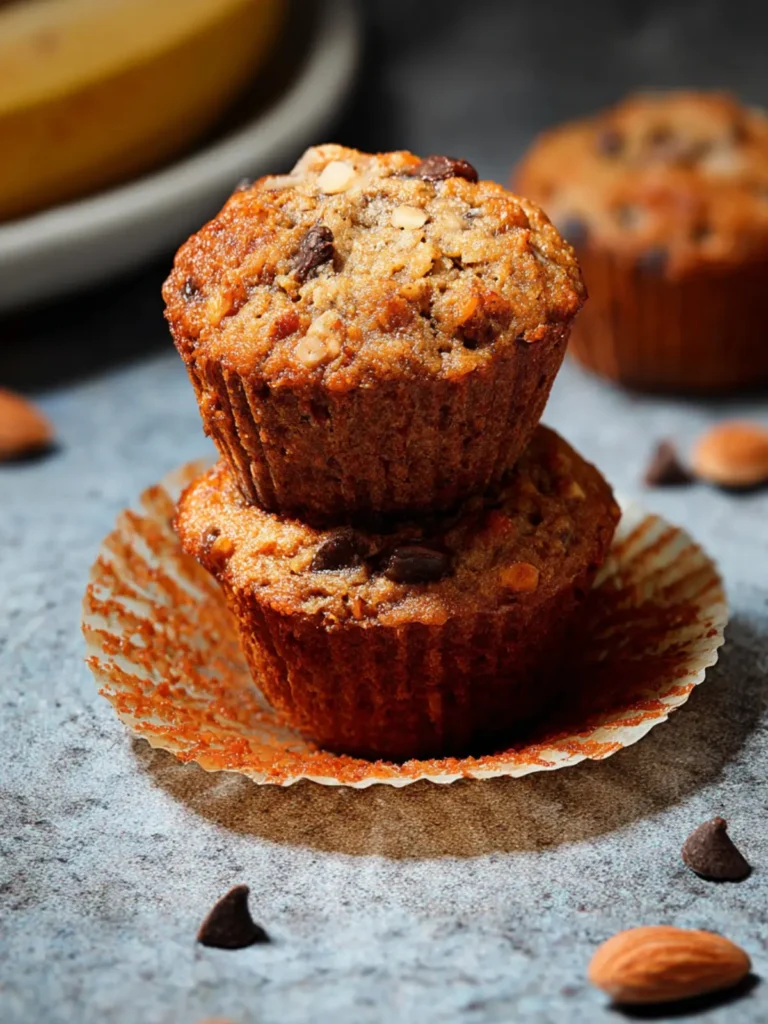 Almond Flour Banana Muffins First Image
