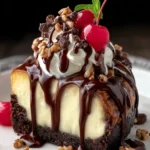 Hot Fudge Sundae Brownie Cheesecake First Image