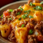 Slow Cooker Cowboy Casserole Recipe First Image