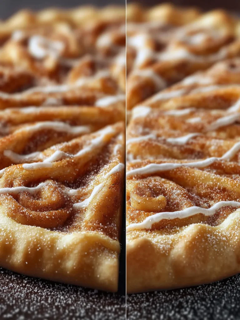 Cinnamon Sugar Pizza with Crescent Rolls First Image