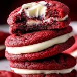 Red Velvet Cookies with Cream Cheese Frosting First Image
