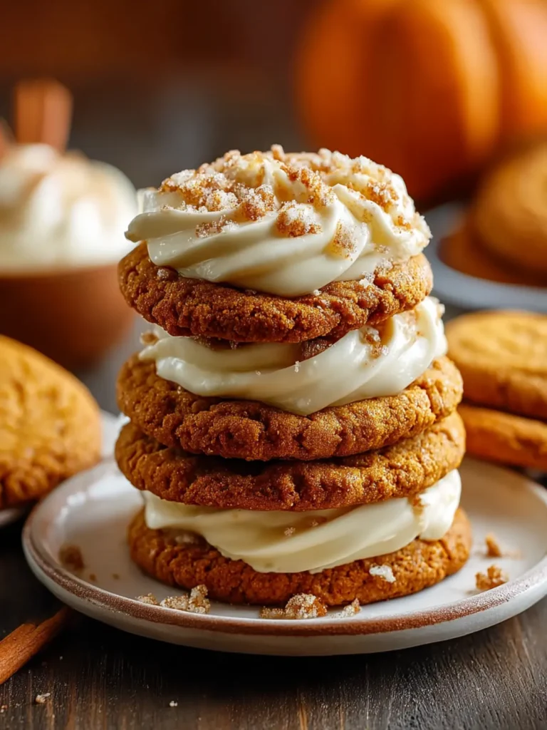 Pumpkin Cheesecake Cookies First Image