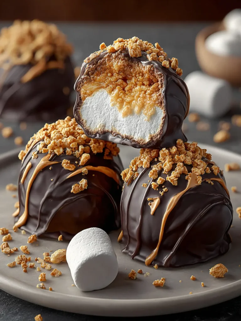 S’mores Marshmallow Truffles Chocolate Delight First Image