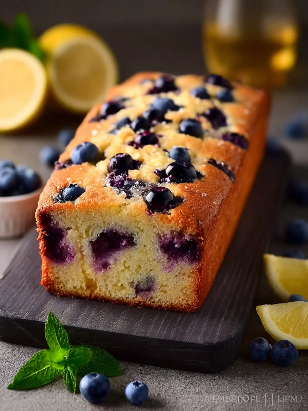 Blueberry Lemon Bread First Image