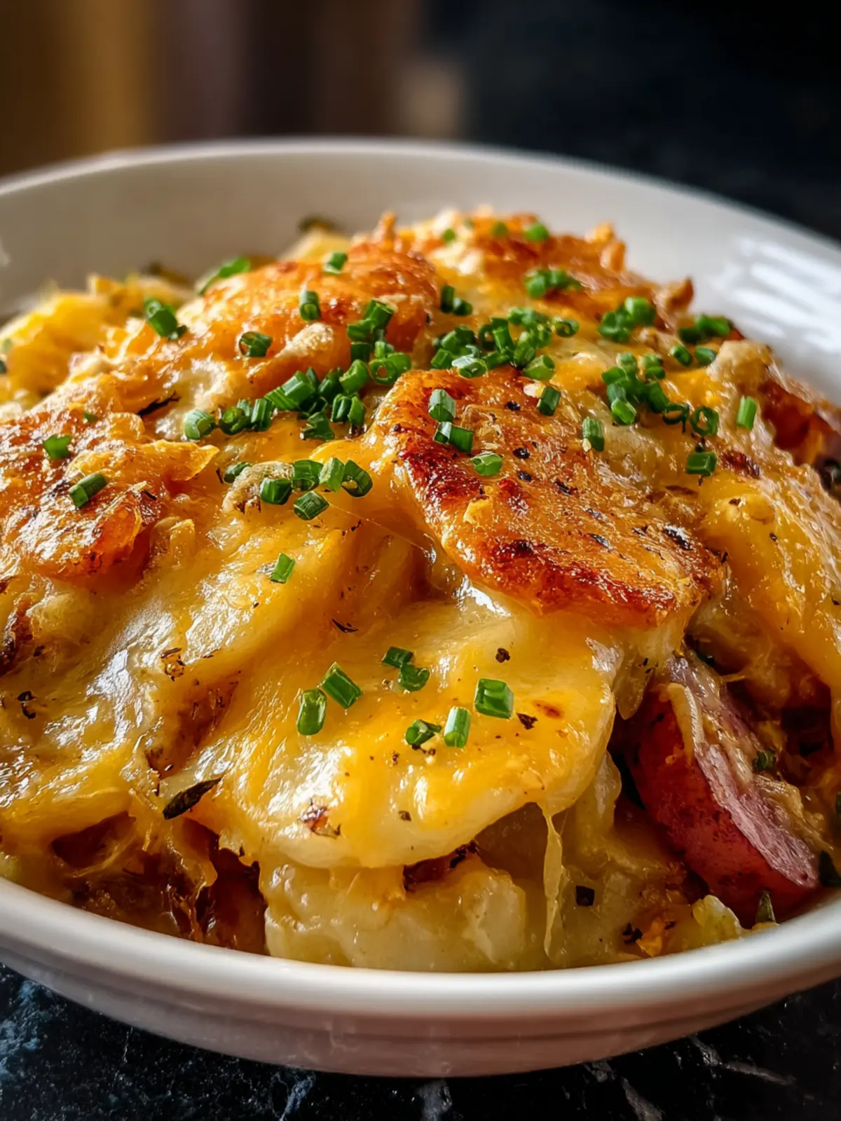 healthy Crockpot Pierogi Casserole First Image