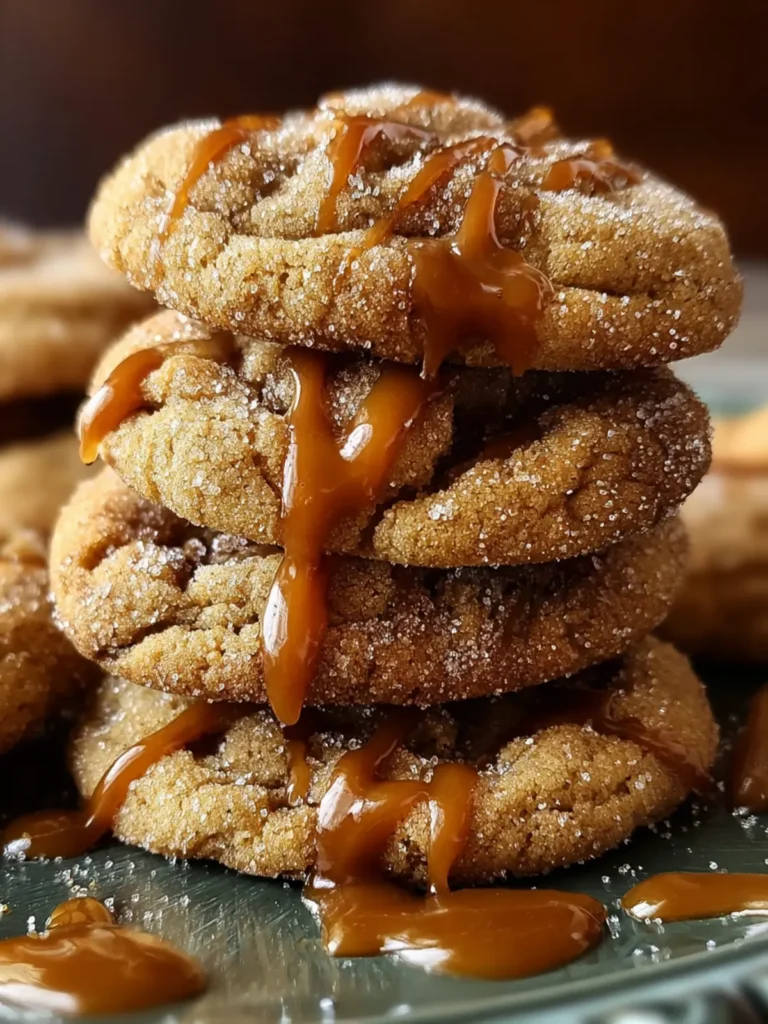 Brown Sugar Cinnamon Caramel Cookies First Image