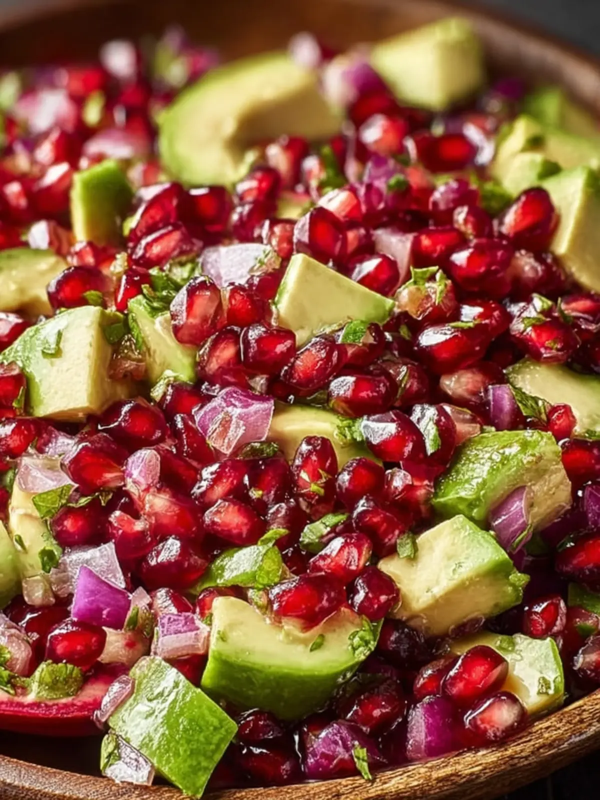 Pomegranate Avocado Salsa Recipe First Image