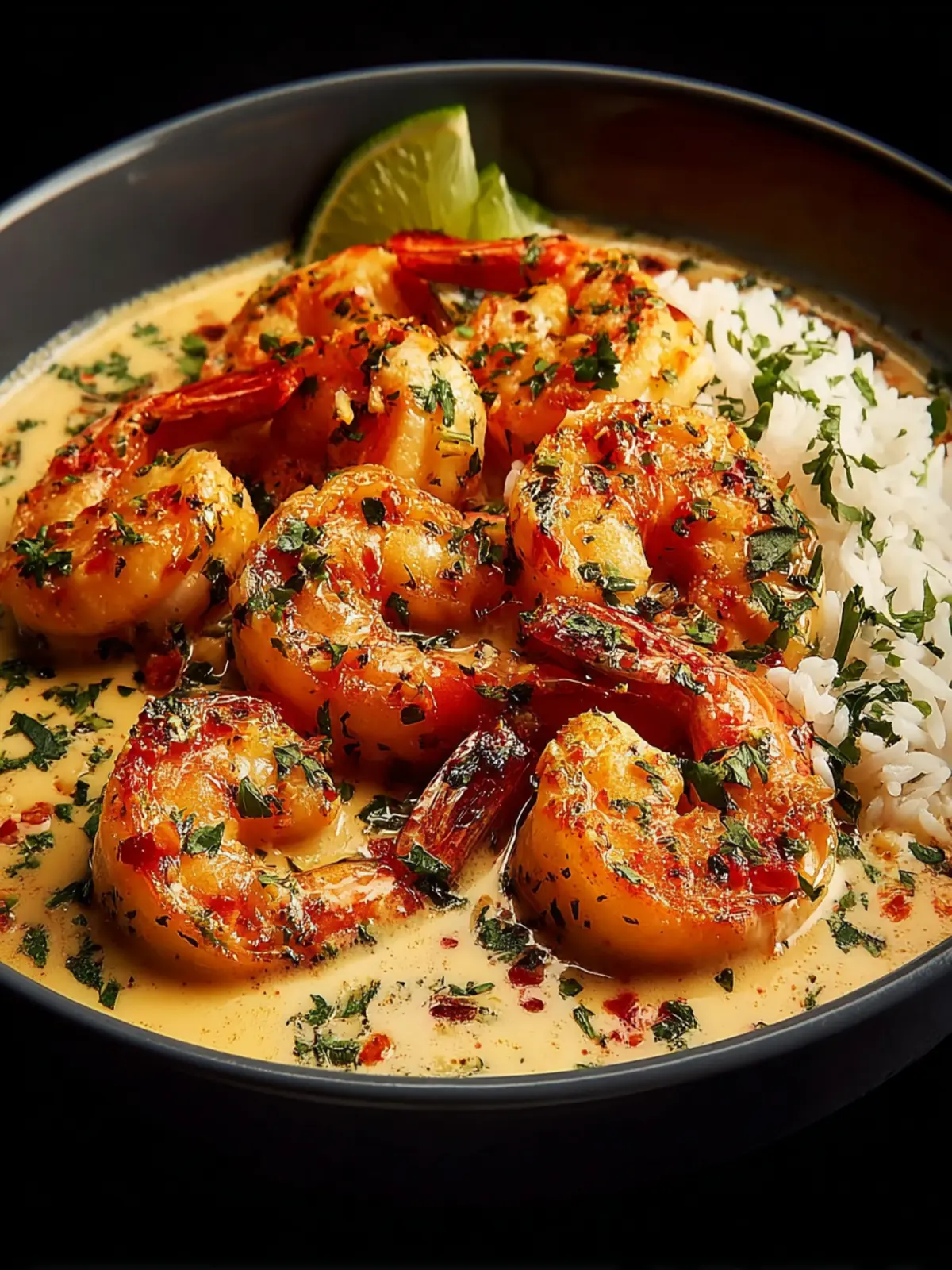 Creamy Garlic Shrimp First Image