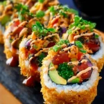 Cinco de Mayo Crunchy Taco Sushi Rolls First Image