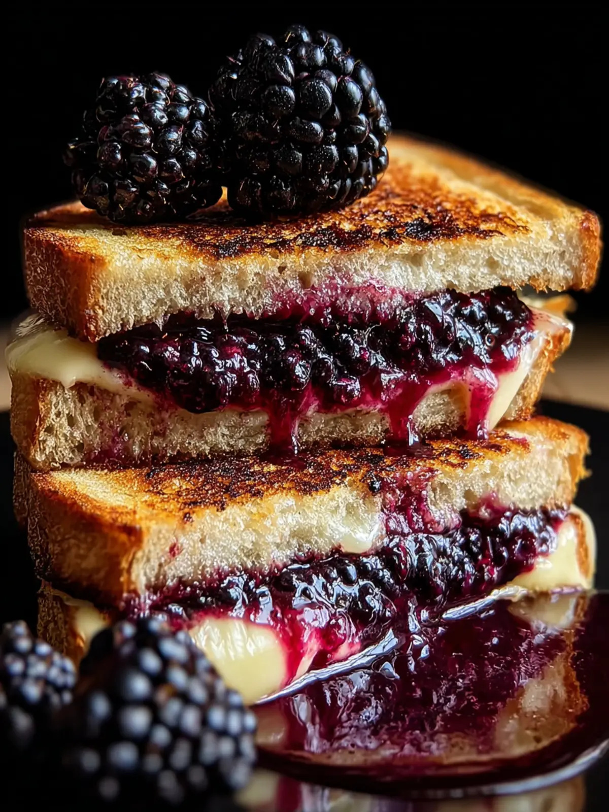 Balsamic Blackberry Grilled Cheese: Irresistibly Gourmet Delight