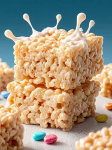 Condensed Milk Rice Krispie Treats First Image