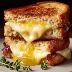 Gourmet Grilled Cheese (Brie and Cheddar) First Image