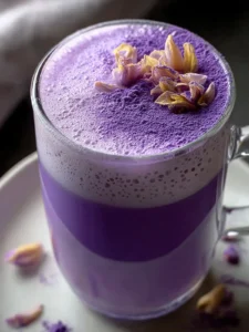 Vibrant Ube Latte Recipe First Image