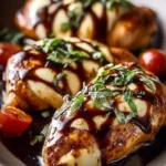 Balsamic Glazed Chicken with Mozzarella First Image