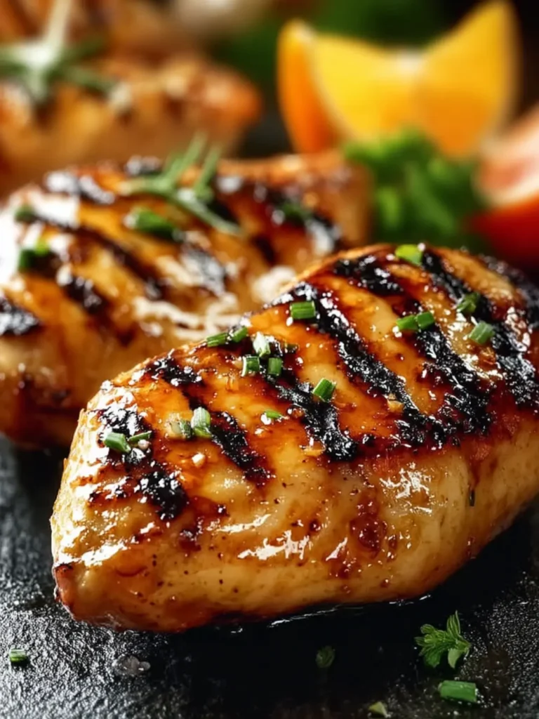 Juicy Orange Dijon Grilled Chicken First Image