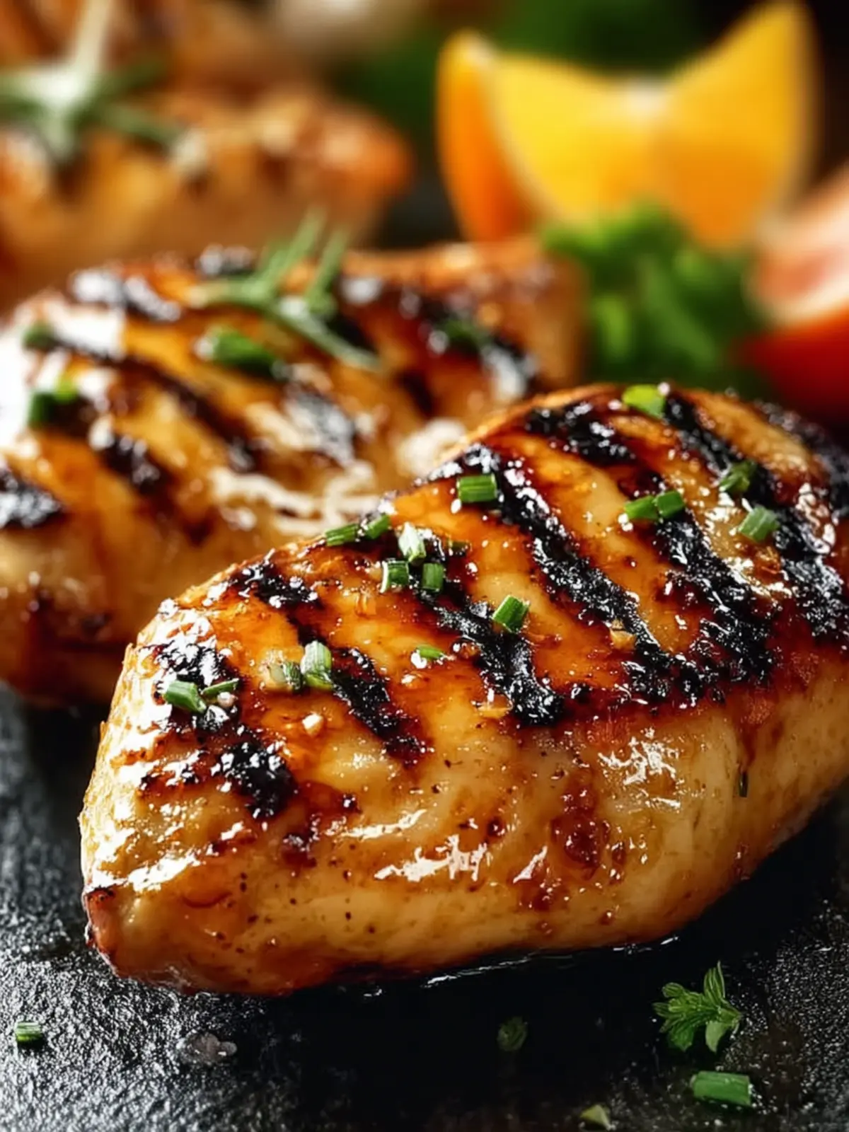 Juicy Orange Dijon Grilled Chicken First Image