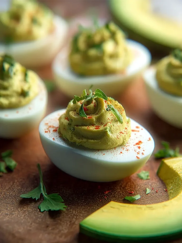 Avocado Deviled Eggs First Image