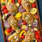 Sheet Pan Greek Chicken Dinner First Image
