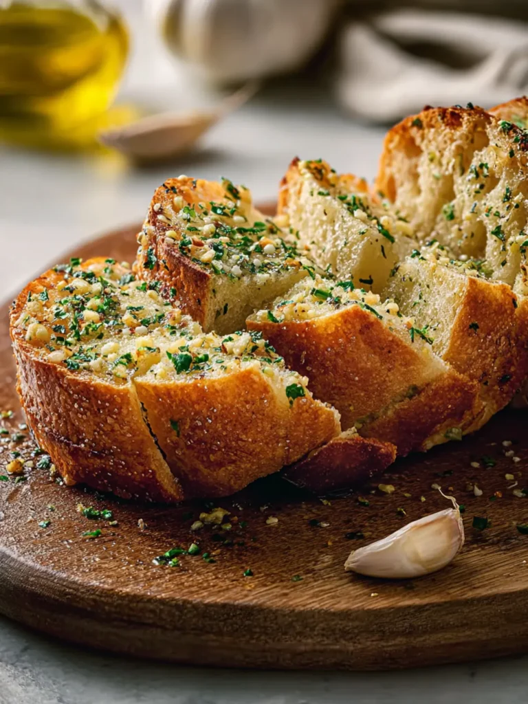 Sourdough Garlic Bread First Image