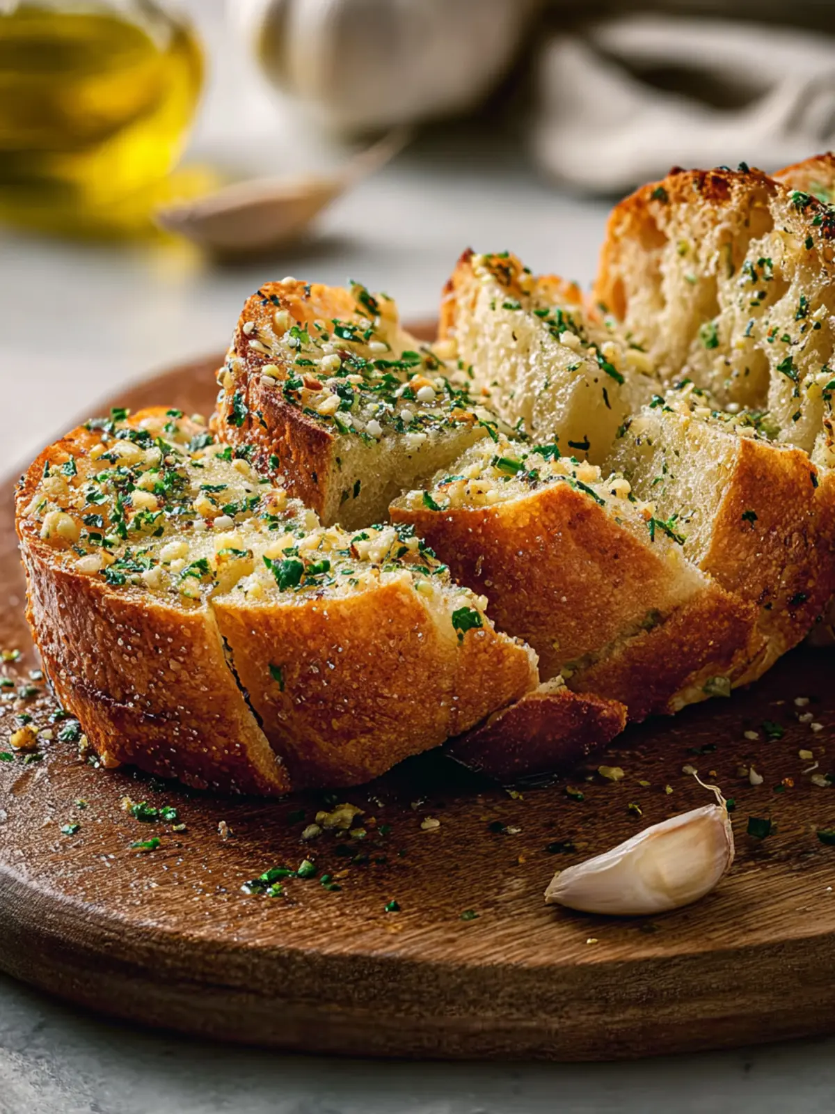 Sourdough Garlic Bread First Image